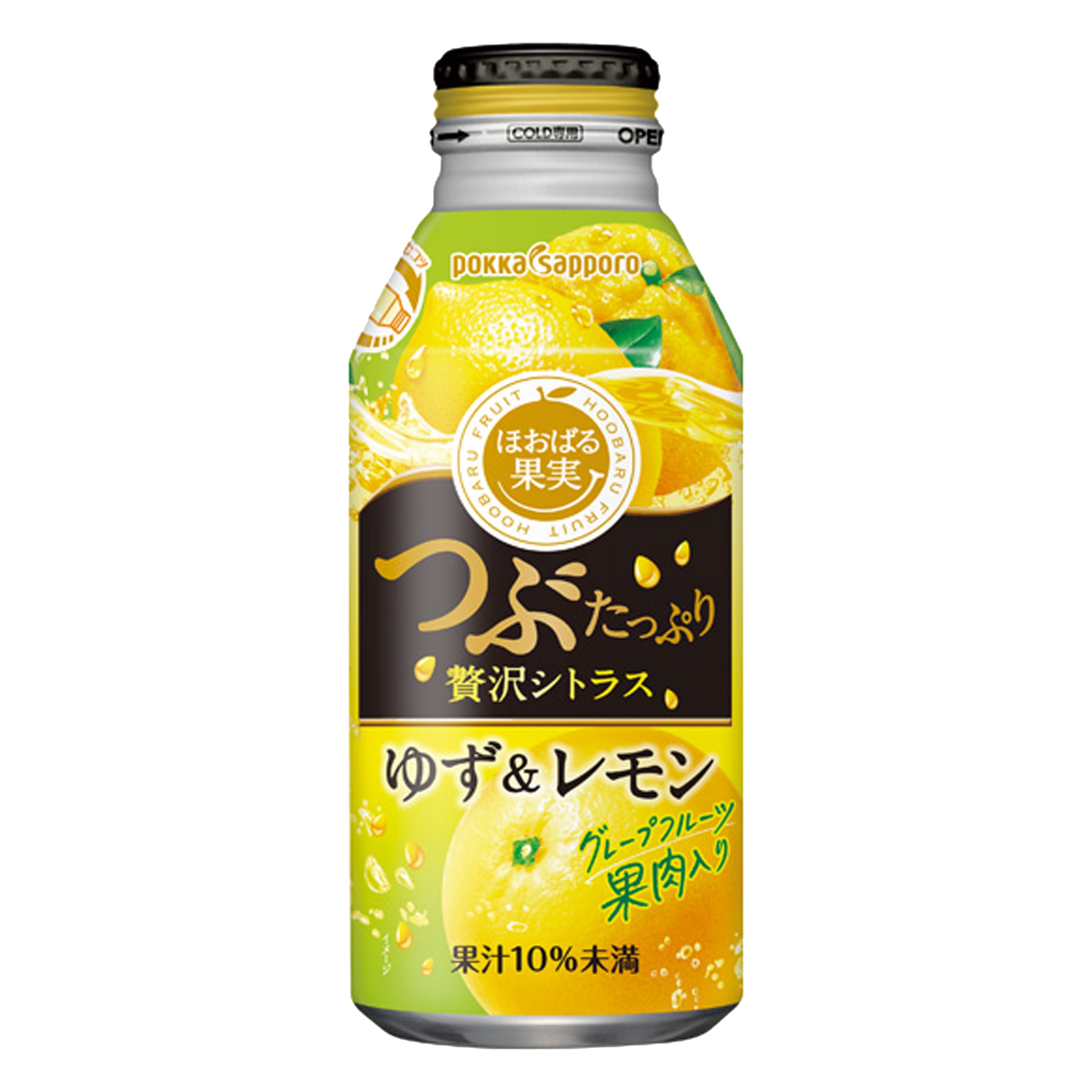 POKKA SAPPORO 果肉入柚子檸檬汁